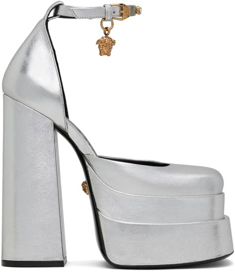 versace medusa crystal sale|versace medusa detail round heels.